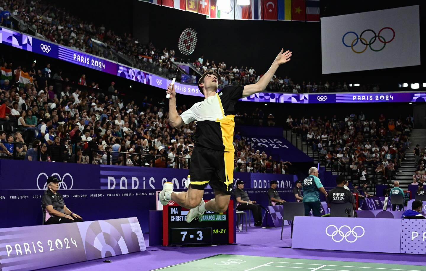 Julien Carraggi op de Olympische Spelen 2024